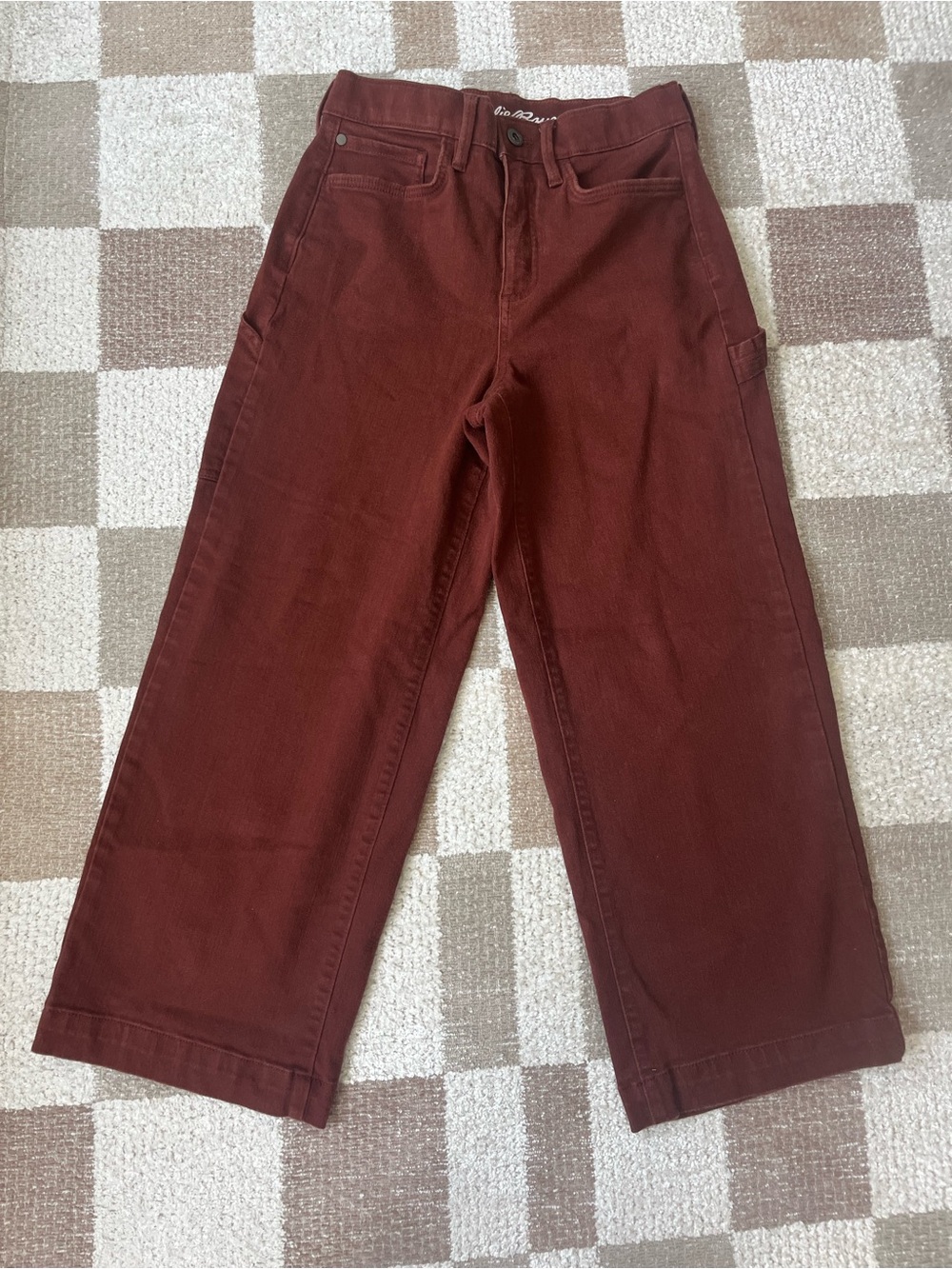 Eddie Bauer Women’s Wide-Leg Pants in Rust Red